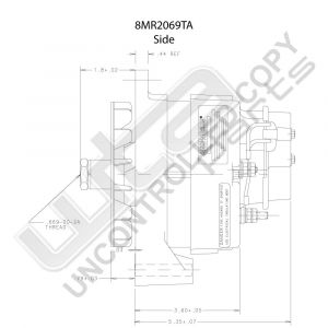 Prestolite Alternator 12V 90A geisoleerd