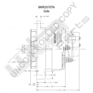 Prestolite Alternator 12V 90A massa vrij