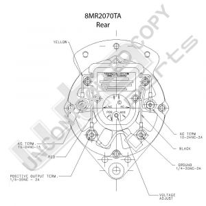 Prestolite Alternator 12V 90A massa vrij