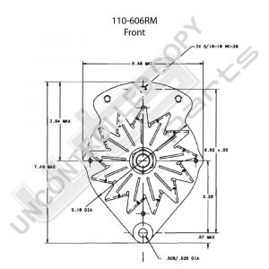 Prestolite Alternator 12V 65A