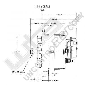 Prestolite Alternator 12V 105A