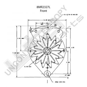 Prestolite Alternator 12V 65A