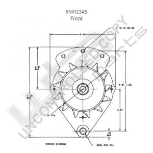 Prestolite Alternator 12V 37A