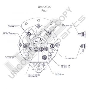 Prestolite Alternator 12V 37A