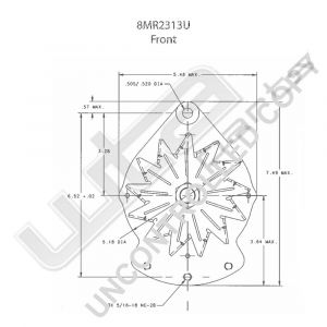 Prestolite Alternator 12V 105A