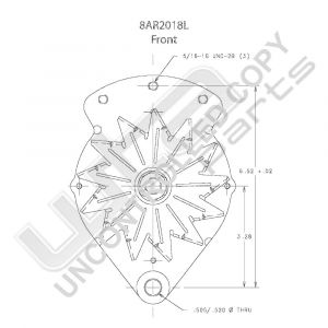 Prestolite Alternator 12V 65A