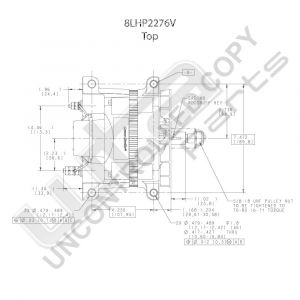 Prestolite Alternator 12V 170A PAD MNT.