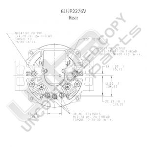 Prestolite Alternator 12V 170A PAD MNT.