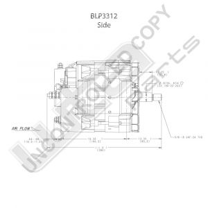 Prestolite Alternator BLP3312