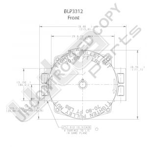 Prestolite Alternator BLP3312