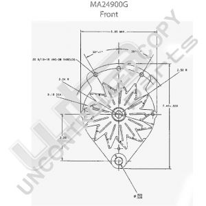 Prestolite Alternator 24V 35A universal