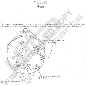 Prestolite Alternator 24V 55A AC5= 66021507