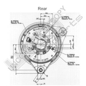 Prestolite Alternator 28.0V 155A