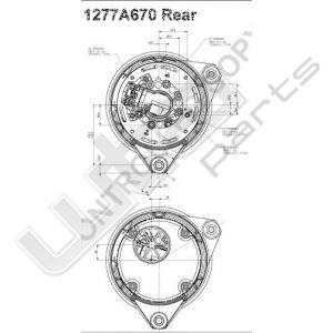 Prestolite Alternator 28.0V 155A