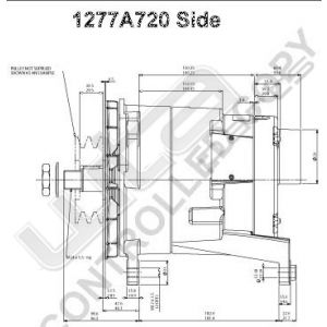 Prestolite Alternator 28.0V 155A