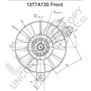 Prestolite Alternator 28.0V 155A