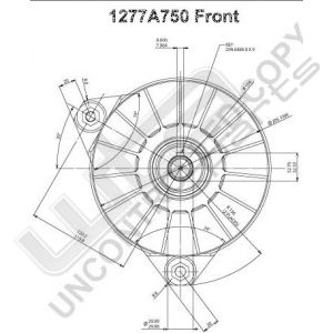 Prestolite Alternator 28.0V 155A massa vrij