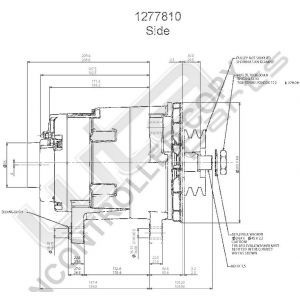 Prestolite Alternator 28.5V 155A batteryless