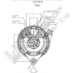 Prestolite Alternator 28.5V 155A batteryless