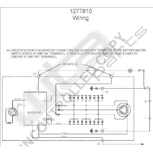 Prestolite Alternator 28.5V 155A batteryless