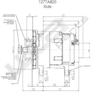 Prestolite Alternator 28.5V 155A batteryless