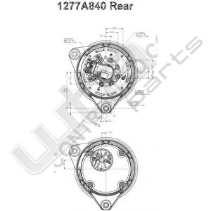 Prestolite Alternator 28.0V 155A 12.3