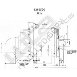 Prestolite Alternator 24V 200A