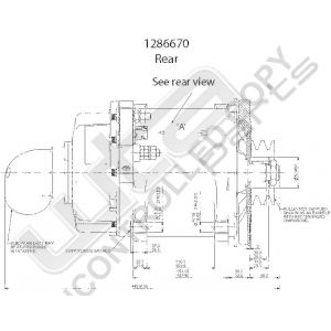 Prestolite Alternator AC203 24V 200A