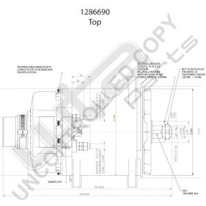 Prestolite Alternator AC203 24V 190A