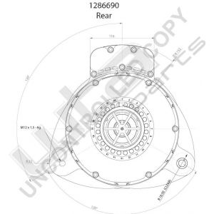 Prestolite Alternator AC203 24V 190A