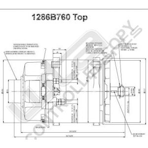 Prestolite alternator AC203 24V 190A