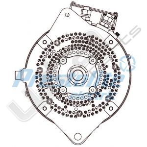 Prestolite Alternator AB210R 24V 600A