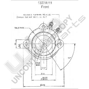 CAV Starter ruil 12V 13T CW