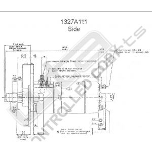 CAV Starter ruil 12V 13T CW