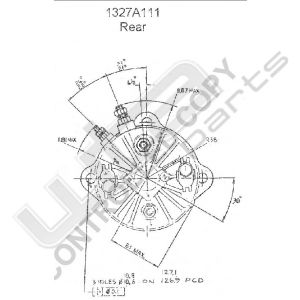 CAV Starter ruil 12V 13T CW