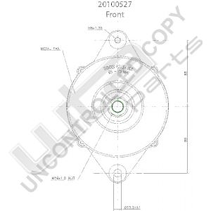 Prestolite Alternator 12V 70A Nissan Primera