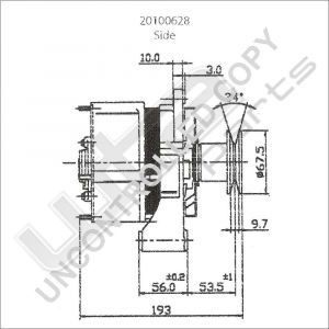 Prestolite Alternator 12V 65A