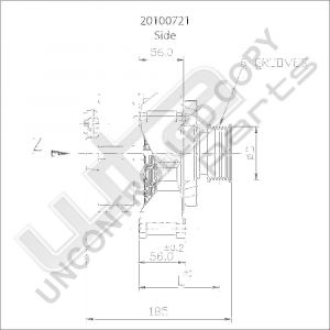 Prestolite Alternator 12V 70A Mercedes