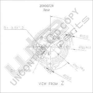 Prestolite Alternator 12V 70A Mercedes