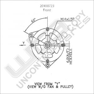 Prestolite Alternator 12V 85A