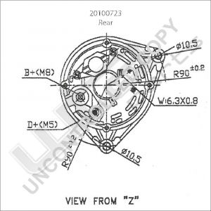 Prestolite Alternator 12V 85A