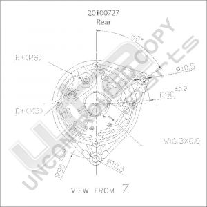 Prestolite Alternator 12V 70A