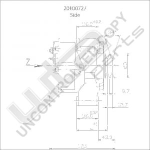 Prestolite Alternator 12V 70A