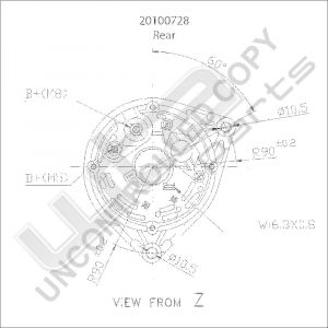 Prestolite Alternator 12V 85A