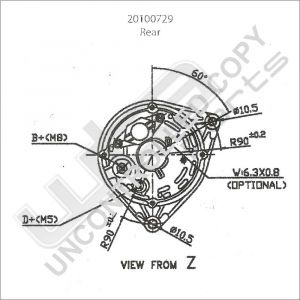 Prestolite Alternator 12V 85A Mercedes Truck