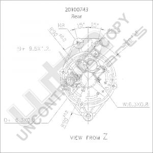 Prestolite Alternator 12V 65A