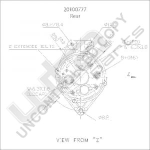 Prestolite Alternator 12V 60A