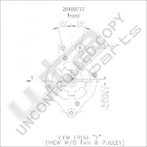 Prestolite Alternator 12V 60A