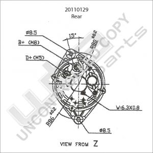 Prestolite Alternator 12V 65A