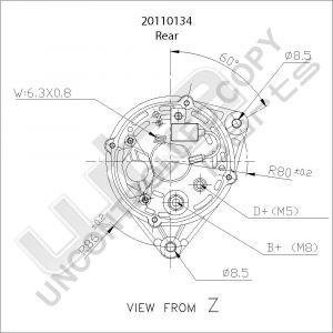 Prestolite Alternator 12V 65A Deutz